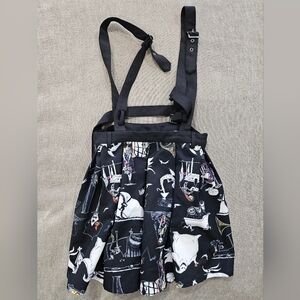 XS HOT TOPIC Nightmare Before Christmas skirt with harness